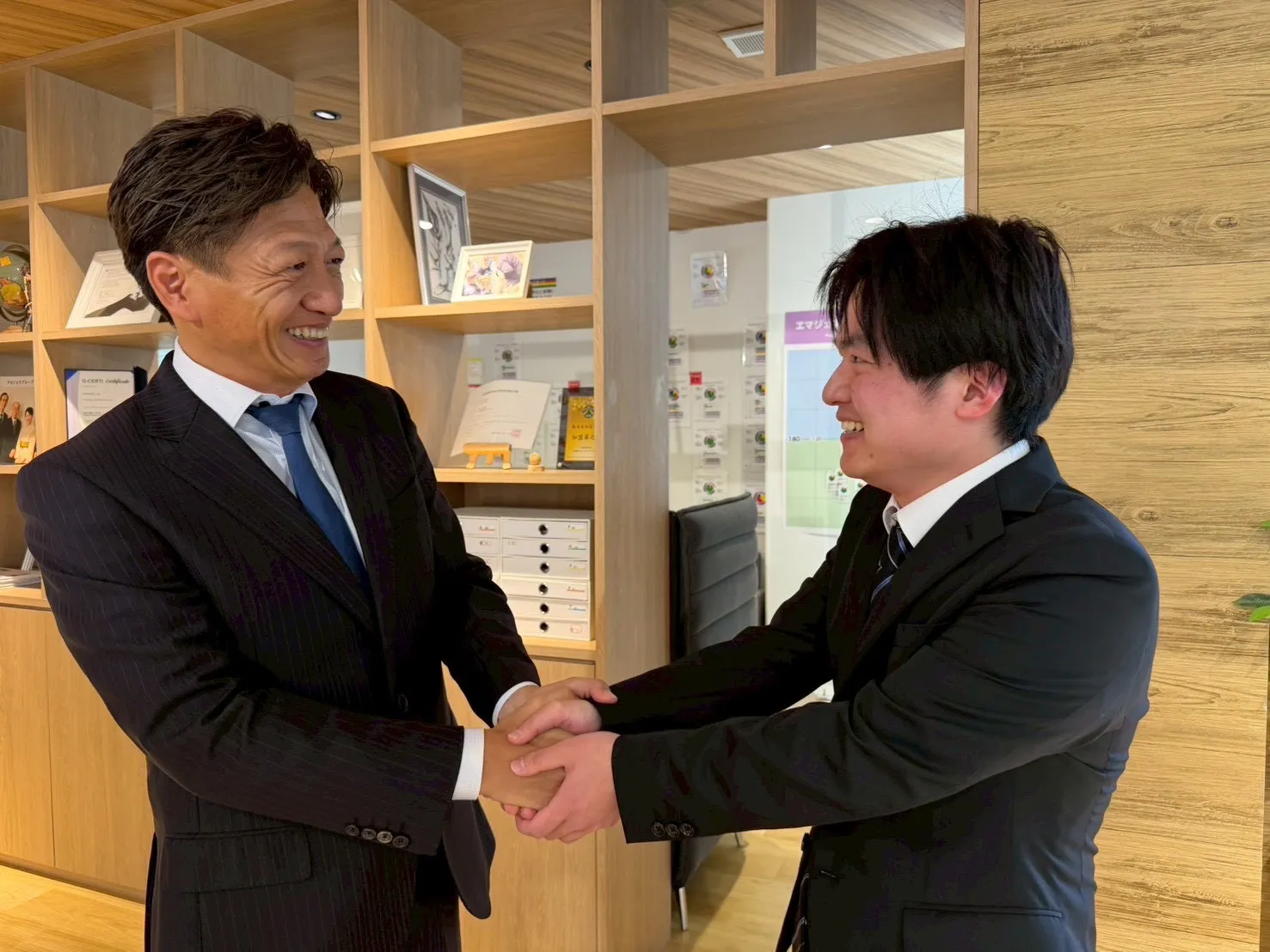 社長面談の様子