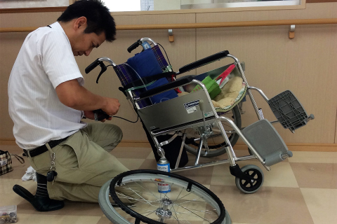 さんきゅー介護用品・機器のレンタル・販売:メンテナンス